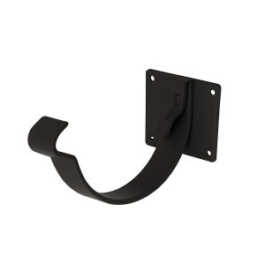 Євро Кр. для жолоба глиб. КОРОТКЕ ЧОРНА RAL 9005 мат