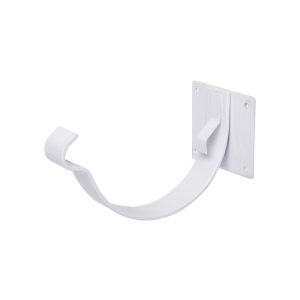 Євро Кр. для жолоба d140 мм КОРОТКЕ БІЛЕ RAL 9003 текстура