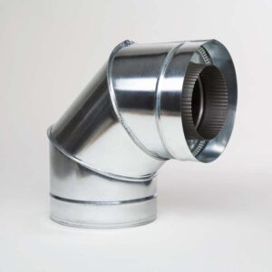 Н/ОЦ Отвод 90° двуст.s0,5 мм (AISI 304/ОЦ) d110/180 мм