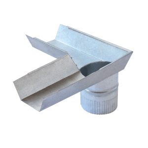 Поворот жолоба 60*80*60 мм з патр. d100 мм