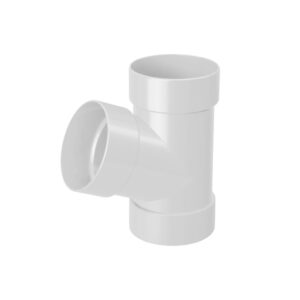 RW Трійник труби d100 мм БІЛИЙ