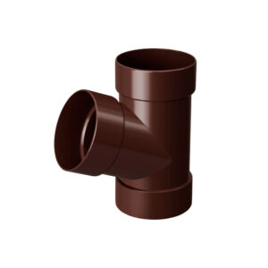 RW Трійник труби d75 мм КОРИЧНЕВИЙ