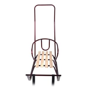 Санки "Лайка" бордові + спинка