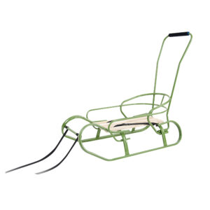 Санки "Экспресс" хаки + спинка + ручка