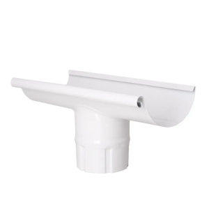 Євро Зливоприймач прохідн. глиб. БІЛИЙ RAL 9003 текстура