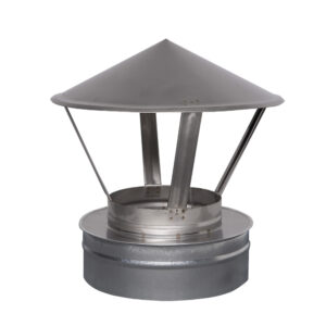 Н/ОЦ Зонт вент. двуст.s0,5 мм (AISI 304/ОЦ) d130/200 мм