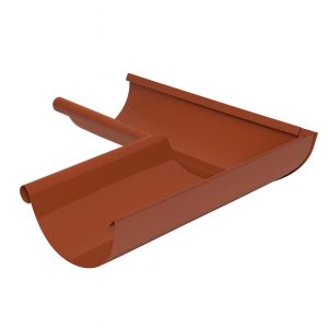 Євро Поворот жолоба глиб. ВНУТР. ТЕРАКОТ RAL 8004 мат