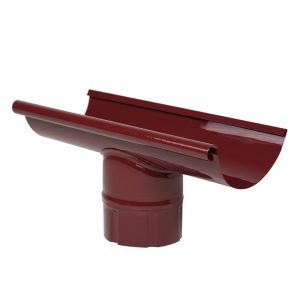 Євро Зливоприймач прохідн. глиб. БОРДО RAL 3005 текстура