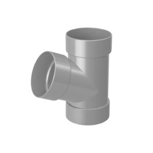RW Трійник труби d100 мм СІРИЙ