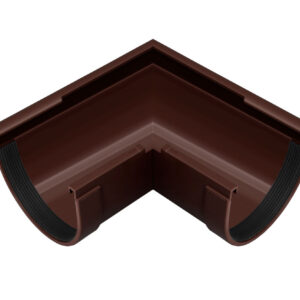 RW Кут ринви зовнішній 90° d90 мм КОРИЧНЕВИЙ