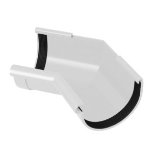 RW Кут ринви внутрішній 135° d90 мм БІЛИЙ