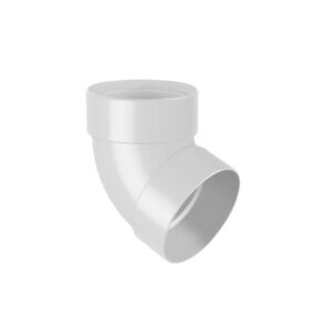 RW Відвід двохмуфтовий 67° d75 мм БІЛИЙ