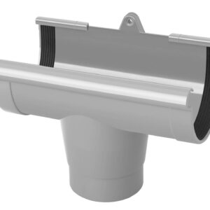 RW Лійка ринви d90 мм СІРА