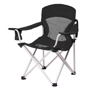 Кресло Алюм "Берег" d19 мм  точка Черный