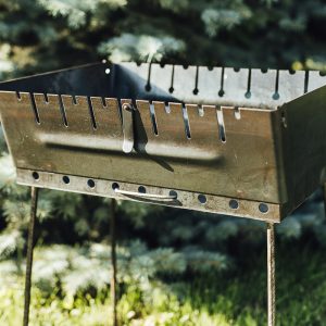 Мангал розкладний (кейс) на 8 шампурів + чохол