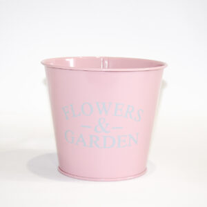 Кашпо декоративне 2л "FLOWERS & GARDEN" Vitan, колір Рожевий, 140*110*157 метал
