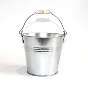 Відро оцинковане 2 л з дерев'яною ручкою Vitan