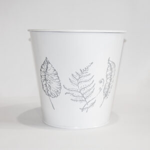 Кашпо декоративне 7л "ЛИСТЯ" Vitan, колір Білий, 230*170*245