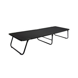 Раскладушка "Стандарт утепленная" d25 мм (черный оксфорд)