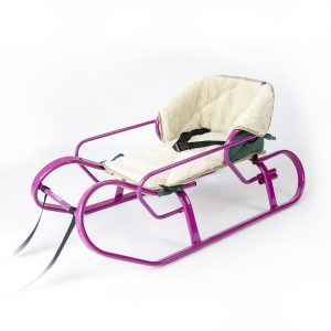 Чохол на санки зелений "Матрац" хутро