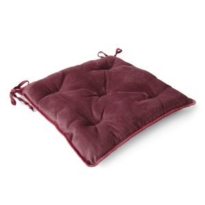 Подушка Романс 400*400 бордова