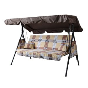 Гойдалка садова "Дача" (Бязь, Коричнева клітинка)