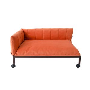 Лежак вiд Джека Вардо L (Тканина Теракотова)