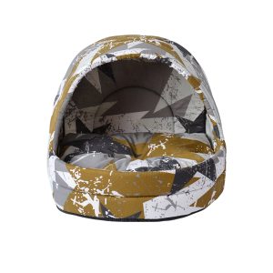 Лежак від Джека Ікукване (Тканина Бязь Зірки сірі та коричневі)