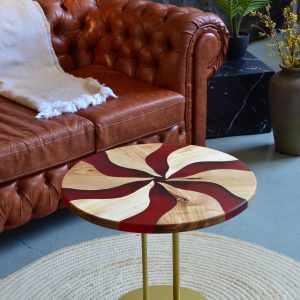 Журнальний стіл "Коло, вишня"