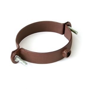 Євро Хомут труби d100 мм МІДЬ RAL 1900 мат