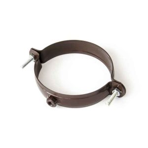 Євро Хомут труби d100 мм БОРДО RAL 3005 глянець